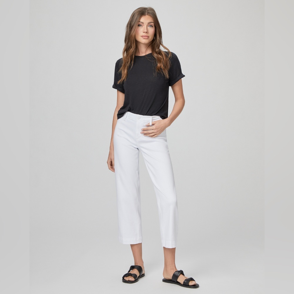 Paige Nellie Cropped Wide Leg Jean
